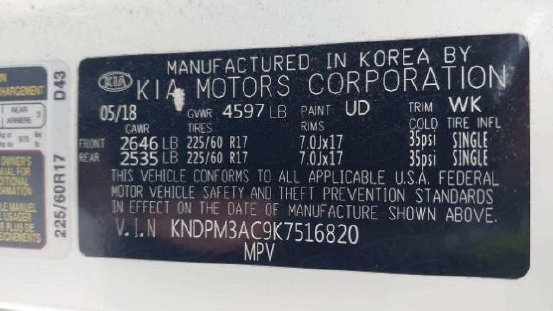 Kia - Sportage - 2019 - White - 38607736