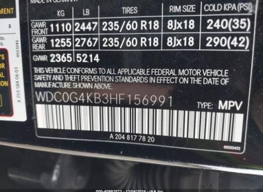 Mercedes - Glc 300 - 2017 - Black - 40993573