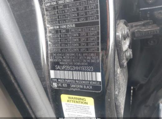 Range Rover - Evoque - 2017 - Black - 41197445