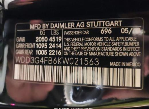 Mercedes - A220 - 2019 - Black - 41208599