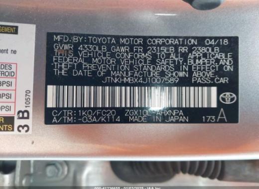 Toyota  - C-Hr  - 2018 - Silver - 41236655