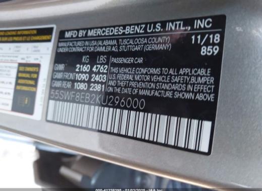 Mercedes - C300 - 2019 - Gold - 41238395