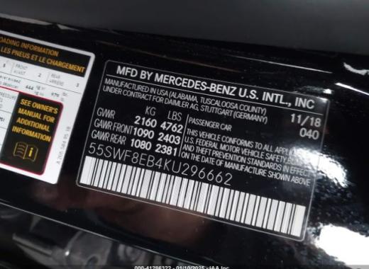 Mercedes - C300 - 2019 - Black - 41286322