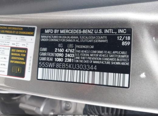 Mercedes - C300 - 2019 - Titanium - 41338981