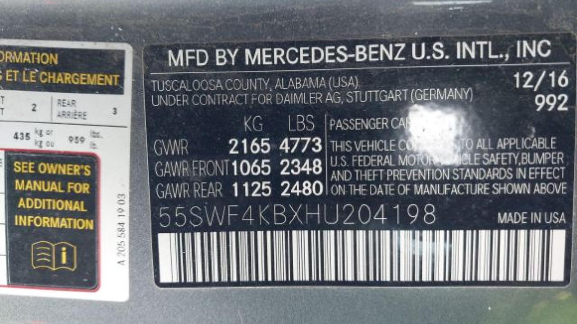 Mercedes - C300 - 2017 - Grey - 41343730