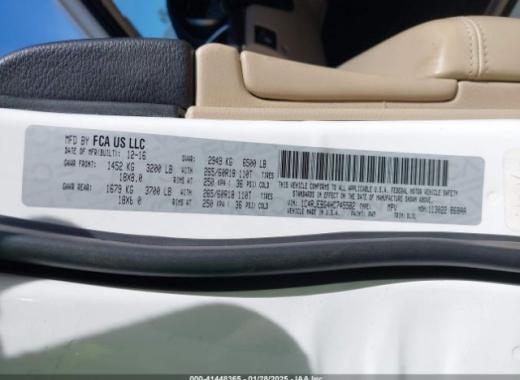 Jeep  - Grand Cherokee - 2017 - White - 41448365