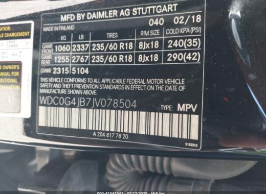 Mercedes - Glc300 - 2018 - Black - 41541541