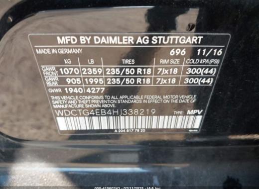 Mercedes - Gla250 - 2017 - Black - 41560243