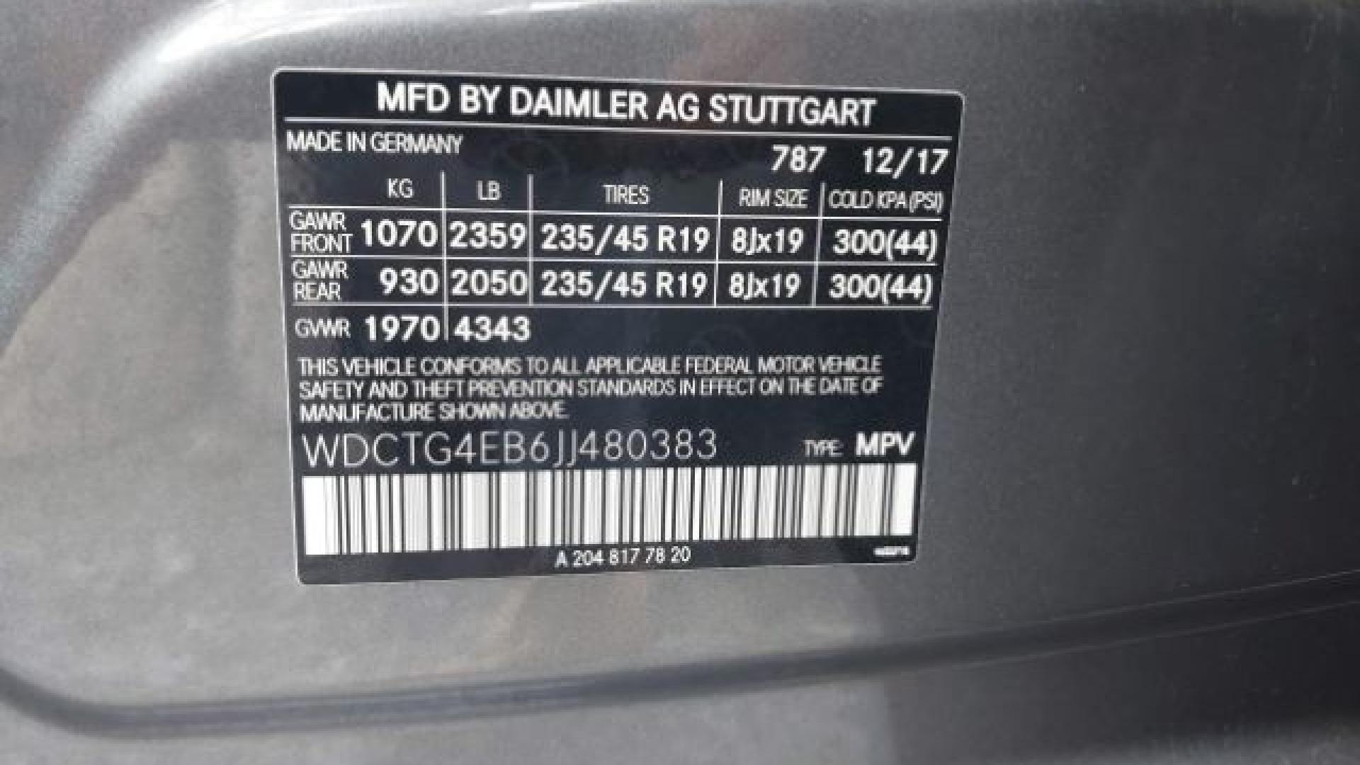 Mercedes - Gla250 - 2018 - Grey - 40479292