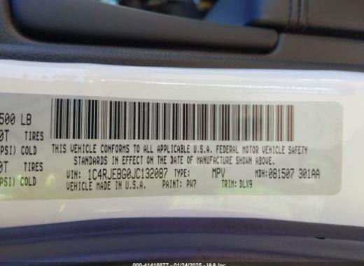 Jeep  - Grand Cherokee - 2018 - White - 41418877