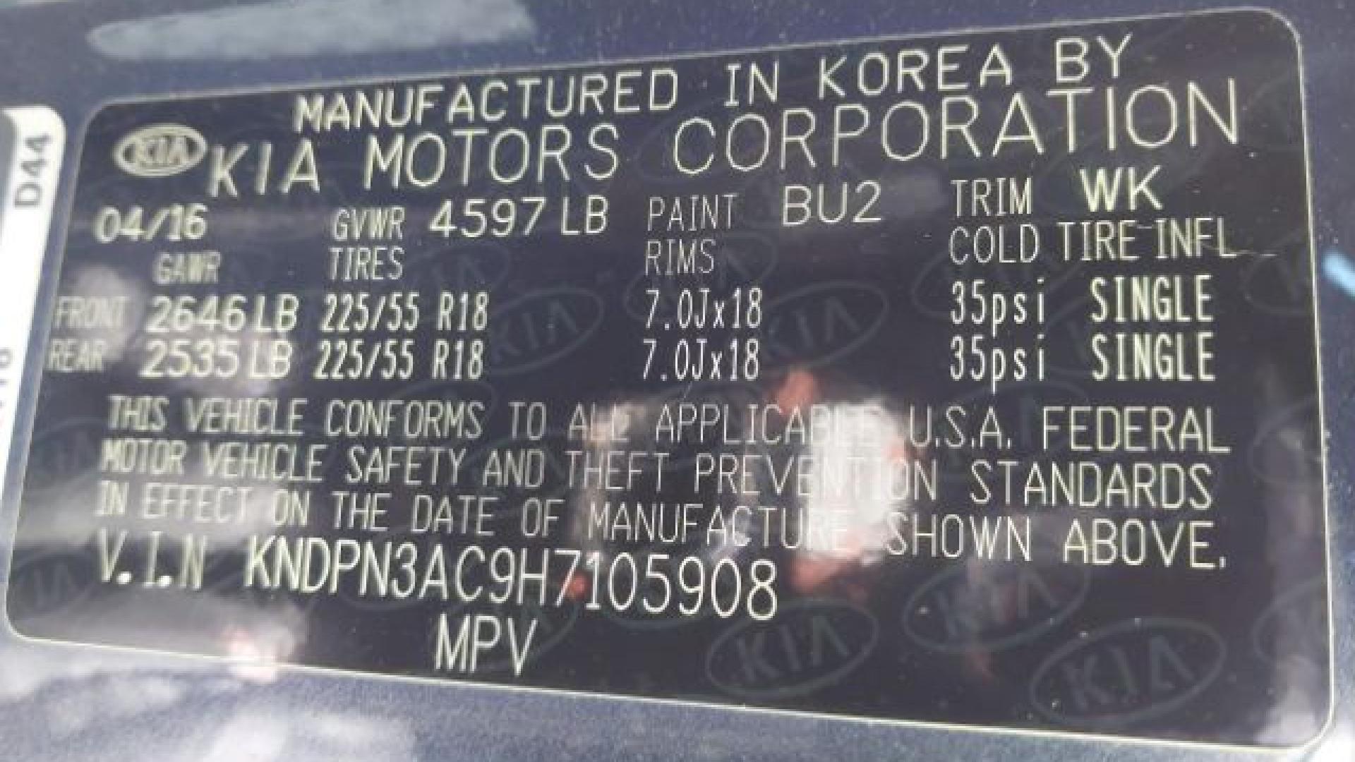 Kia - Sportage - 2017 - Blue - 41778284