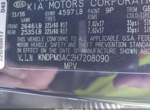 Kia - Sportage - 2017 - Black - 41798802