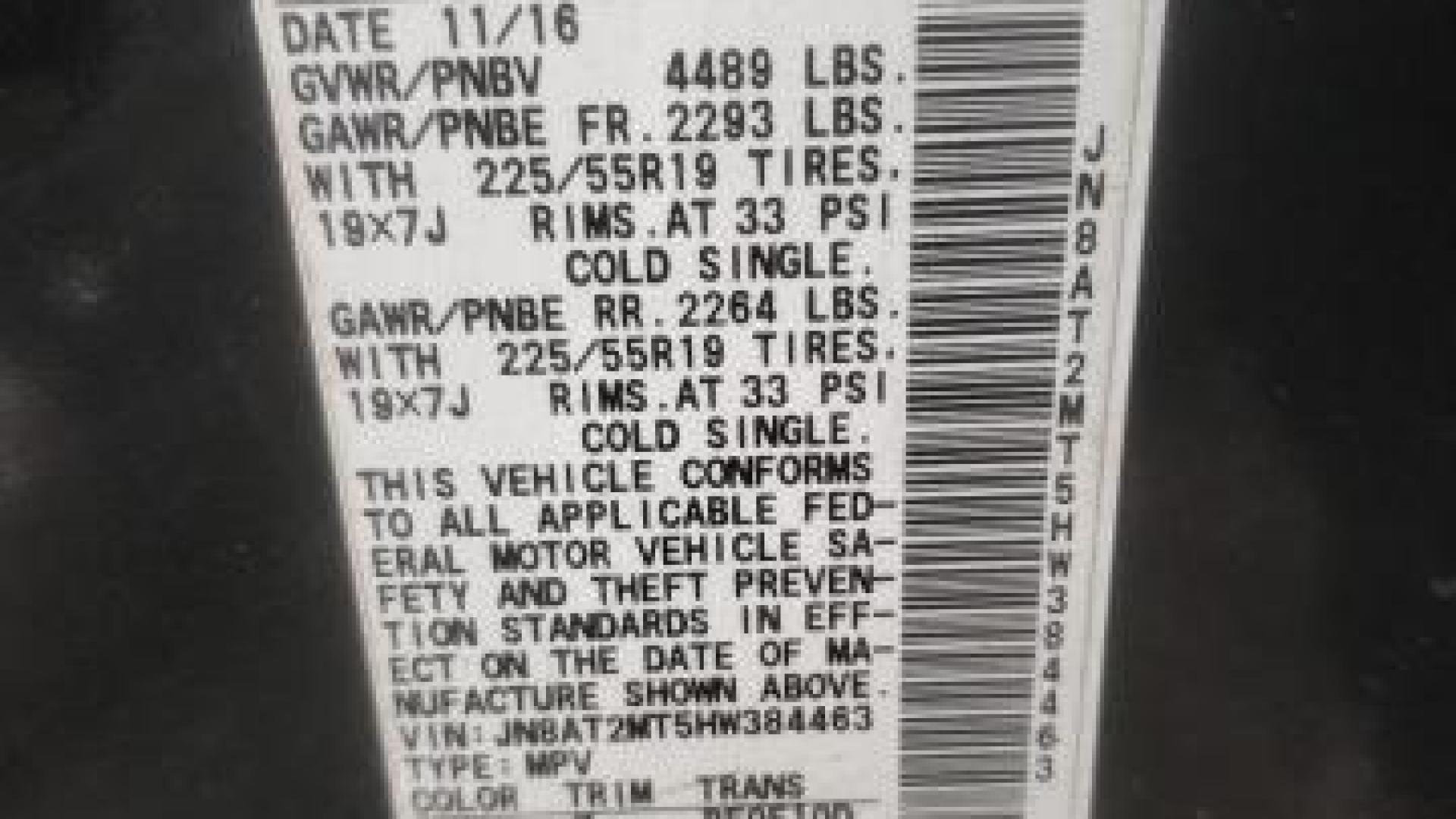 Nissan  - Rogue - 2017 - Black - 44763815