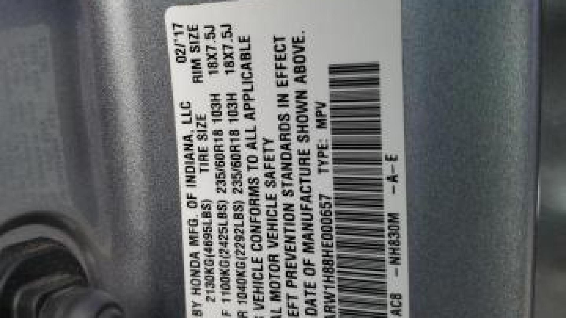 Honda - Cr-V - 2017 - Silver - 84910034