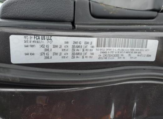 Jeep  - Grand Cherokee - 2017 - Grey - 86702754